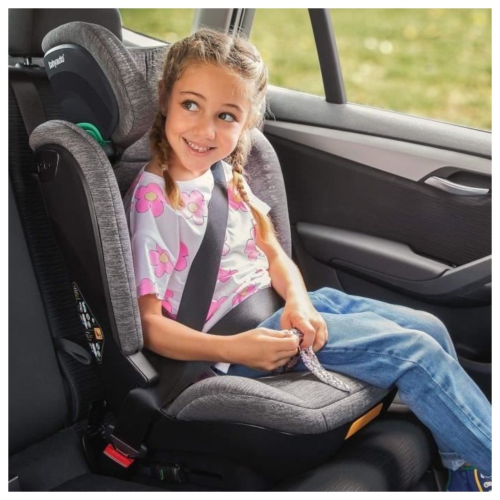 Siege auto - BABYAUTO - CAPAX GREY DOBBY - 4-12 ans - I-Size - 100-150 cm Siege auto - BABYAUTO - CAPAX GREY DOBBY - 4-12 ans - I-Size - 100-150 cm