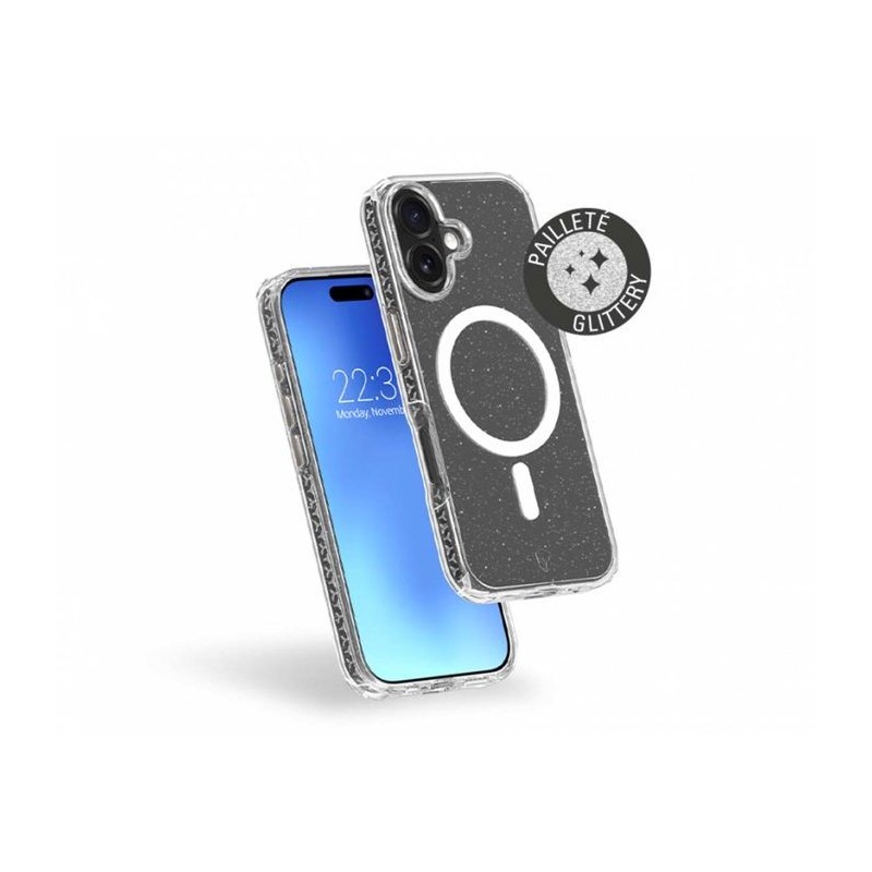 Coque FC Air Xtrem MagSafe - IPhone17 - Recyclé - Paillettes