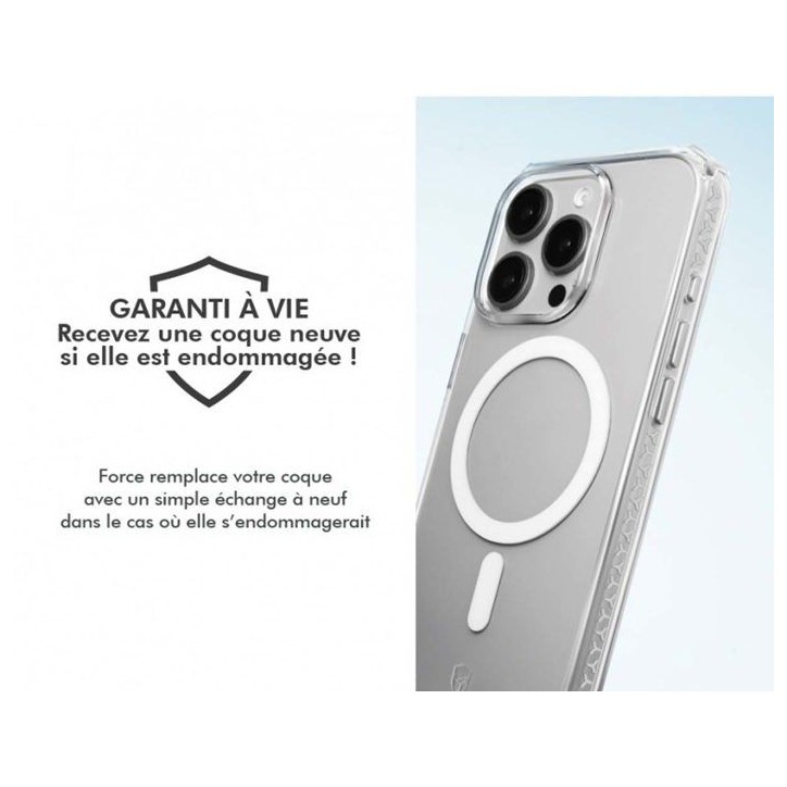 Coque FC Air Xtrem MagSafe - IPhone17 - Recyclé - Paillettes Coque FC Air Xtrem MagSafe - IPhone17 - Recyclé - Paillettes