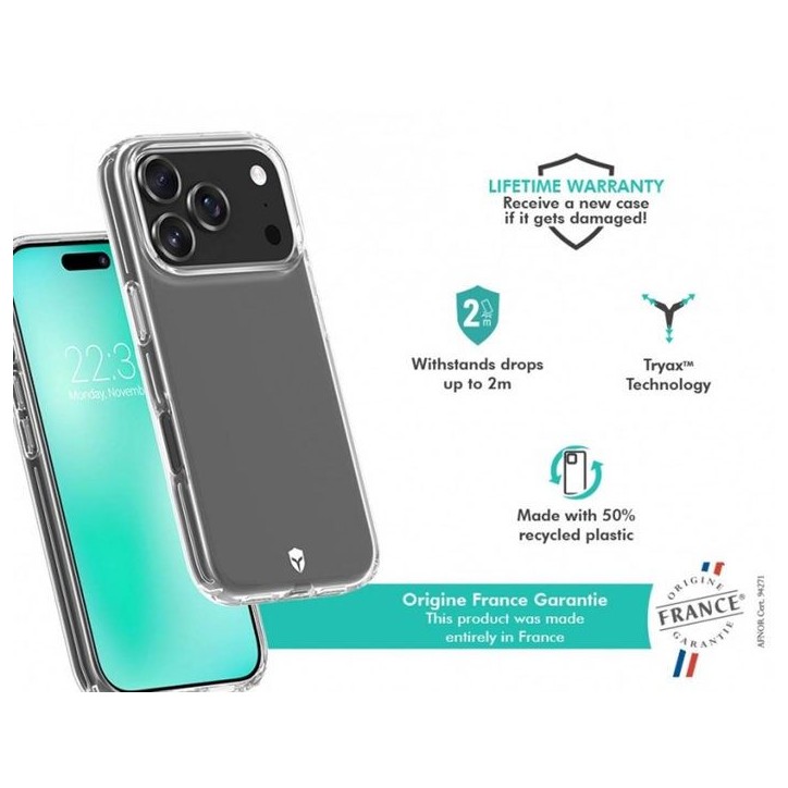 Coque FC Feel - IPhone17 Pro - Transparent Coque FC Feel - IPhone17 Pro - Transparent
