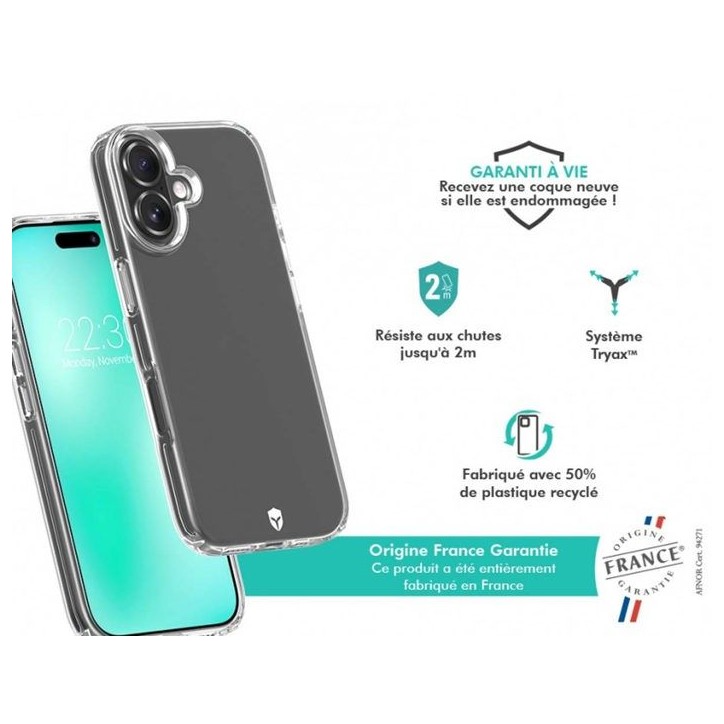 Coque FC Feel - IPhone17 - Transparent - OFG Coque FC Feel - IPhone17 - Transparent - OFG