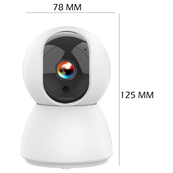 Caméra intérieure filaire - KYF - Rotative - Full HD - 4MP Motorisée P/T - Sirene intégrée Caméra intérieure filaire - KYF - Rotative - Full HD - 4MP Motorisée P/T - Sirene intégrée