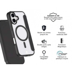 Etui Folio MagSafe - IPhone17 - Noir - GRS