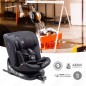 Siege auto - BABYAUTO - AITANA GREY ANTHRACITE - De la naissance a 12 ans - 0-36 kg - I-Size - ISOFIX - Pivotant 360° - ECE R12