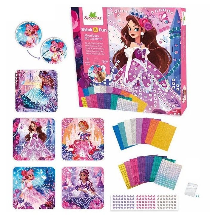Mosaiques - SYCOMORE - Stick'N Fun - Bal enchanté - Des 5 ans Mosaiques - SYCOMORE - Stick'N Fun - Bal enchanté - Des 5 ans