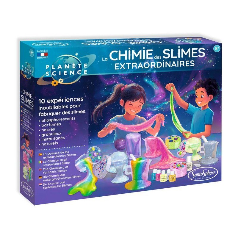 Kit Scientifique - SENTOSPHERE - La chimie du Slime extraodinaires - S