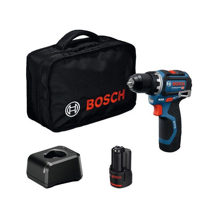 Perceuse-visseuse BOSCH PROFESSIONAL - GSR 12V-32 + 2 batteries GBA2.0 Ah - chargeur GAL 12V-20 + sac Perceuse-visseuse BOSCH PROFESSIONAL - GSR 12V-32 + 2 batteries GBA2.0 Ah - chargeur GAL 12V-20 + sac