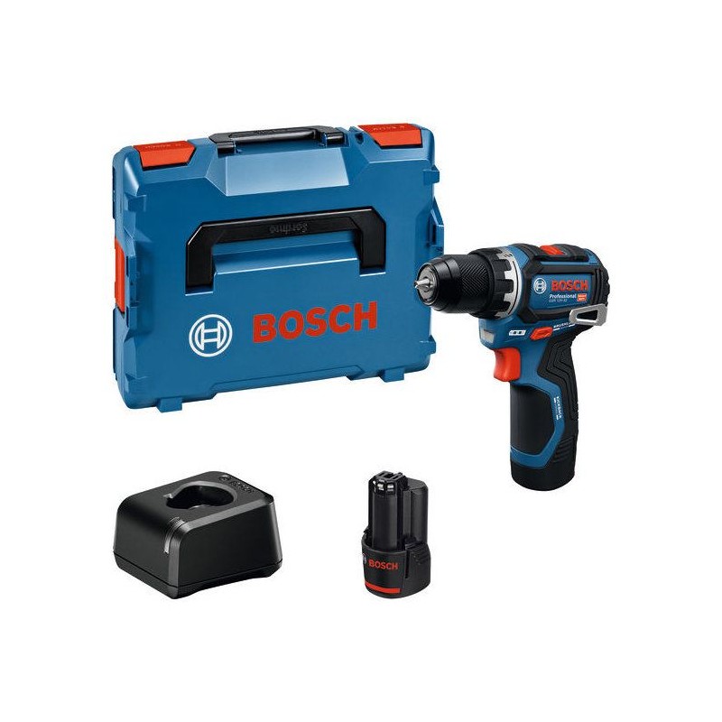 Perceuse-visseuse BOSCH PROFESSIONAL - GSR 12V-32 + 2 batteries GBA 2.