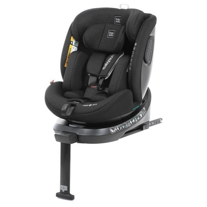 Siege auto - BABYAUTO - CORE - Groupe 0/1/2/3 - 40 / 150 cm - I-Size - Isofix - Pivotant - Inclinable - Réducteur - Noir