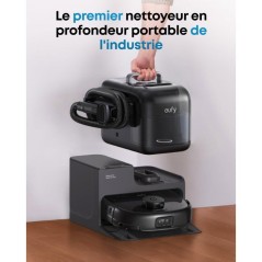 Robot aspirateur laveur - EUFY Omni E28 - 20 000 Pa - Noir
