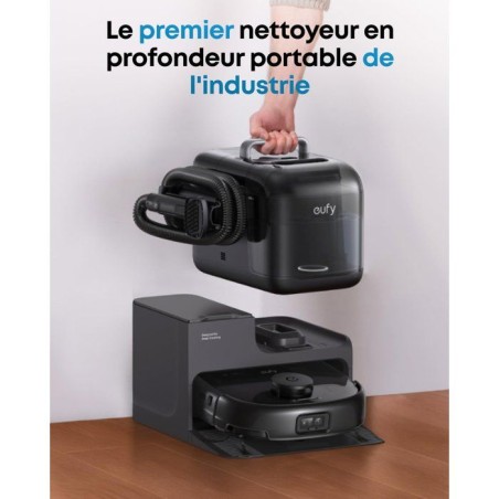Robot aspirateur laveur - EUFY Omni E28 - 20 000 Pa - Noir