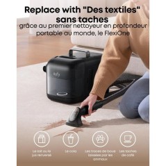 Robot aspirateur laveur - EUFY Omni E28 - 20 000 Pa - Noir
