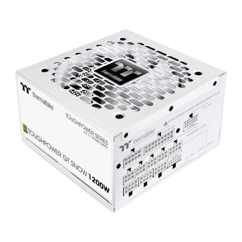 THERMALTAKE - Toughpower GT Snow - Alimentation PC - 1200 W - 80+ Gold