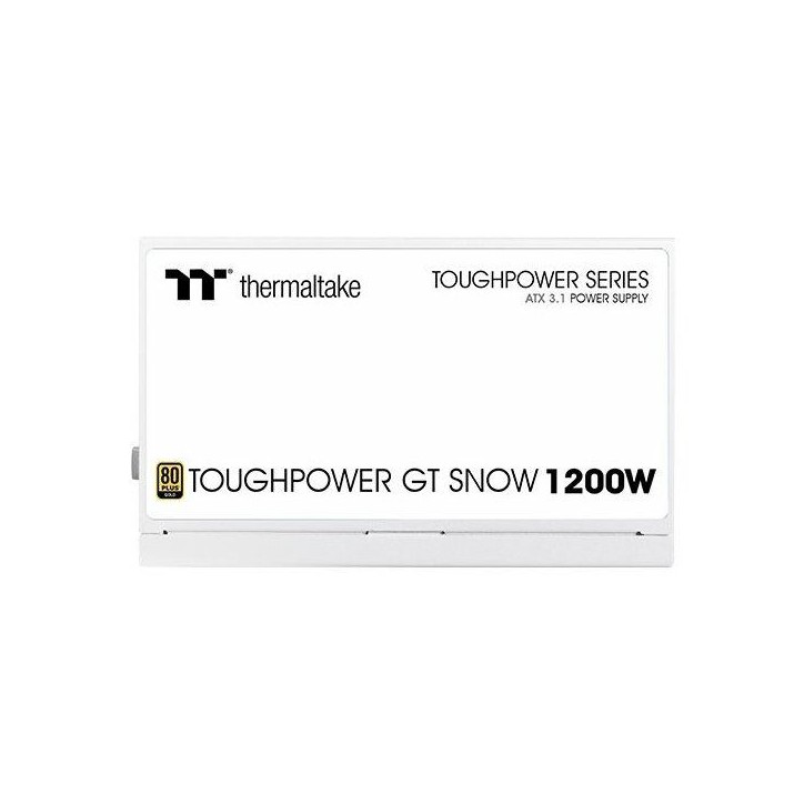 THERMALTAKE - Toughpower GT Snow - Alimentation PC - 1200 W - 80+ Gold - ATX3.1 - Full modulaire - PCI-E 5.1