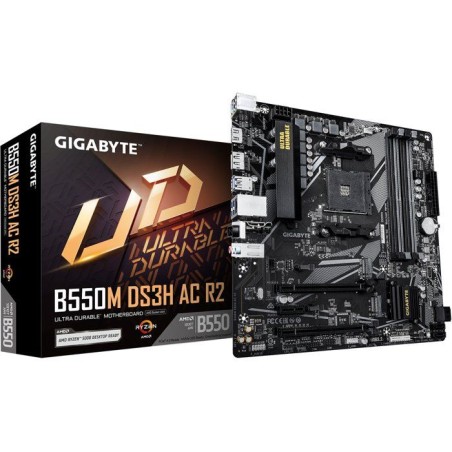 Carte mere - GIGABYTE - B550M DS3H AC R2 - Format Micro-ATX - Chipset