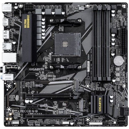 Carte mere - GIGABYTE - B550M DS3H AC R2 - Format Micro-ATX - Chipset AMD B550 - DDR4 & PCIe 4.0 - WiFi AC