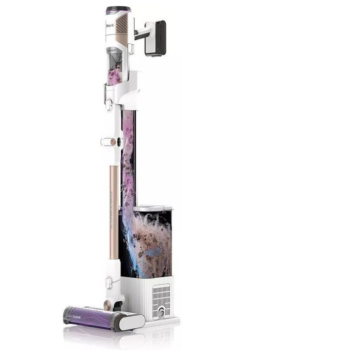 Aspirateur balai sans fil SHARK IW3612EUT Detect Clean & Empty - Station Auto-Empty - Blanc/or Aspirateur balai sans fil SHARK IW3612EUT Detect Clean & Empty - Station Auto-Empty - Blanc/or