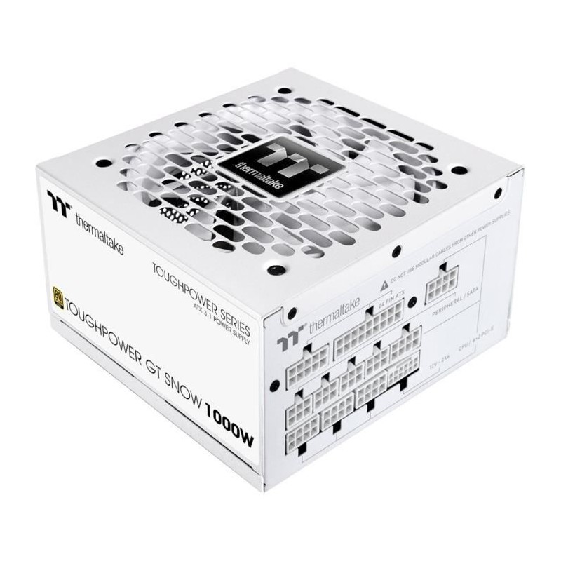 THERMALTAKE - Toughpower GT Snow - Alimentation PC - 1000 W - 80+ Gold