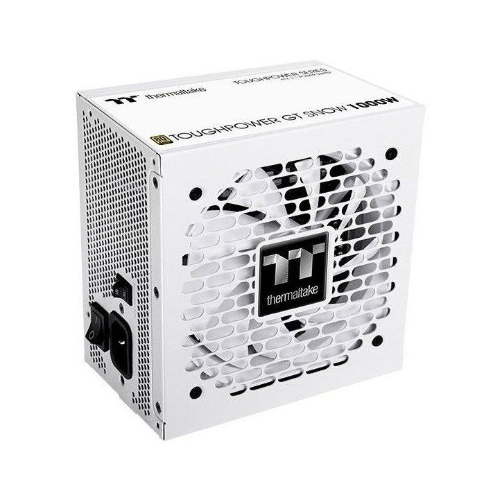 THERMALTAKE - Toughpower GT Snow - Alimentation PC - 1000 W - 80+ Gold - ATX3.1 - Full modulaire - PCI-E 5.1 THERMALTAKE - Toughpower GT Snow - Alimentation PC - 1000 W - 80+ Gold - ATX3.1 - Full modulaire - PCI-E 5.1