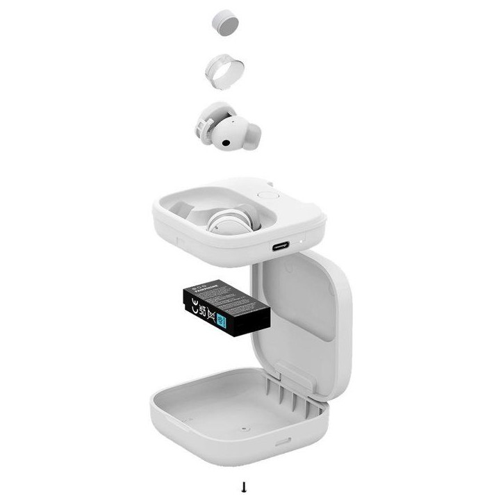 Ecouteurs sans fil Bluetooth Fairbuds - FAIRPHONE - True Wireless - Blanc Ecouteurs sans fil Bluetooth Fairbuds - FAIRPHONE - True Wireless - Blanc