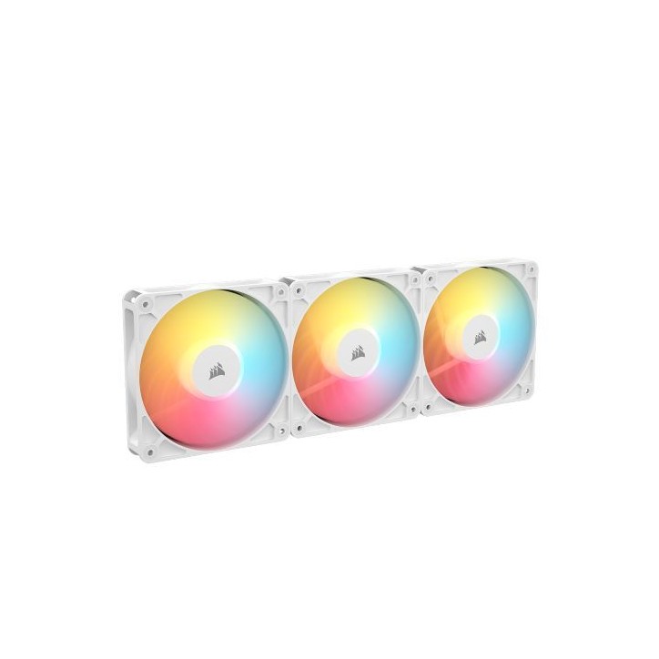 CORSAIR - RS120-R ARGB White - Ventilateur boîtier - 120 mm ARGB Fan - Triple Pack CORSAIR - RS120-R ARGB White - Ventilateur boîtier - 120 mm ARGB Fan - Triple Pack