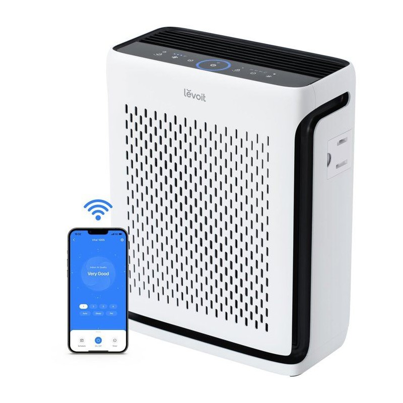 Purificateur d'air - LEVOIT - Vital 100S - Smart HEPA - White