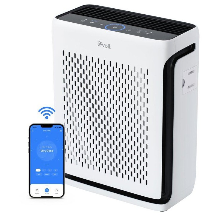 Purificateur d'air - LEVOIT - Vital 100S - Smart HEPA - White Purificateur d'air - LEVOIT - Vital 100S - Smart HEPA - White