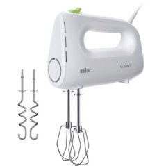 Batteur éléctrique - BRAUN - HM1100WH MultiMix 1 - 450 W - 4 vitesse