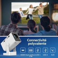 Vidéoprojecteur - PHILIPS - NeoPix 140 - HD 720p - LED - Wi-Fi - Blan