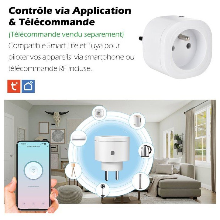 Prise connectée - KYF - Wifi - Intérieure