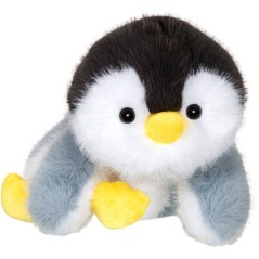 Peluche Floppy Choopy Pingouin - GIPSY TOYS - 22 cm - Noir / Blanc / G