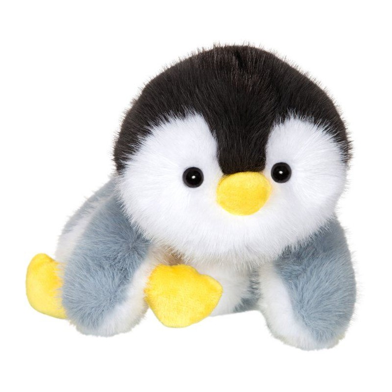 Peluche Floppy Choopy Pingouin - GIPSY TOYS - 22 cm - Noir / Blanc / G
