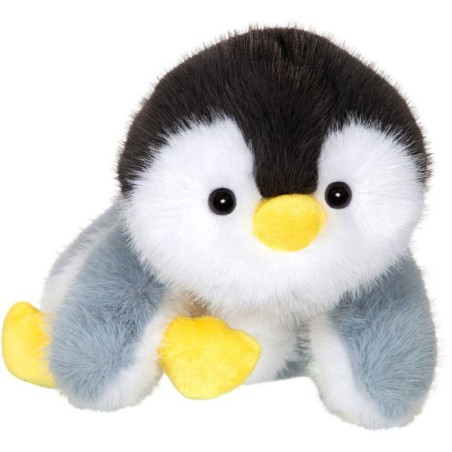 Peluche Floppy Choopy Pingouin - GIPSY TOYS - 22 cm - Noir / Blanc / G