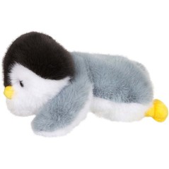 Peluche Floppy Choopy Pingouin - GIPSY TOYS - 22 cm - Noir / Blanc / G