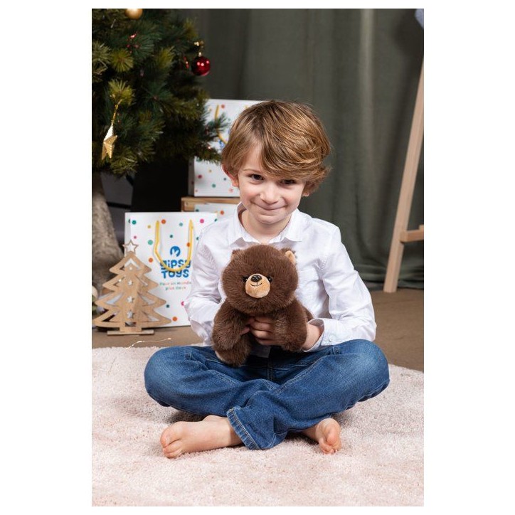 Peluche Floppy Choopy Ours brun - GIPSY TOYS - 22 cm - Marron Peluche Floppy Choopy Ours brun - GIPSY TOYS - 22 cm - Marron