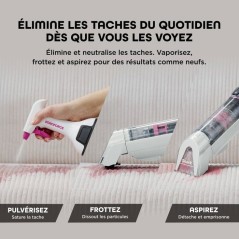SHARK HX100EUT StainForce - Nettoyeur de tâches sans fil - Léger et