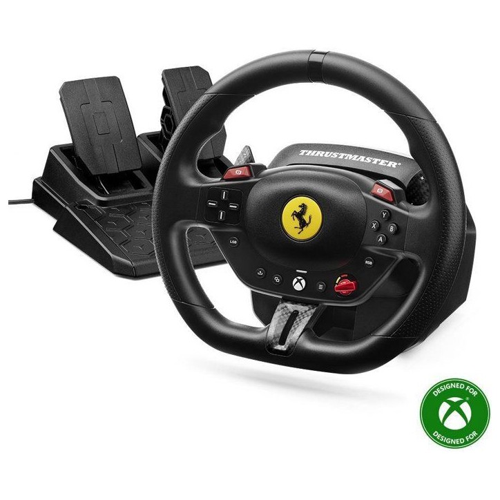 Volant + pédalier - THRUSTMASTER - T98 Ferrari 296 GTS - Pour XBOX et PC - Noir Volant + pédalier - THRUSTMASTER - T98 Ferrari 296 GTS - Pour XBOX et PC - Noir