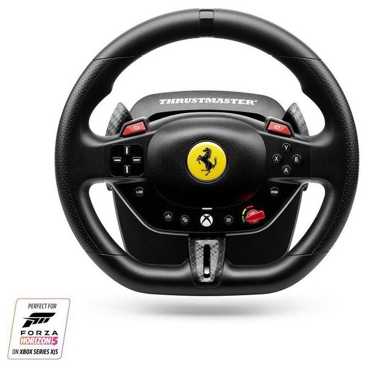 Volant + pédalier - THRUSTMASTER - T98 Ferrari 296 GTS - Pour XBOX et PC - Noir Volant + pédalier - THRUSTMASTER - T98 Ferrari 296 GTS - Pour XBOX et PC - Noir