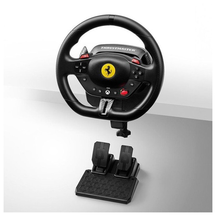 Volant + pédalier - THRUSTMASTER - T98 Ferrari 296 GTS - Pour XBOX et PC - Noir Volant + pédalier - THRUSTMASTER - T98 Ferrari 296 GTS - Pour XBOX et PC - Noir