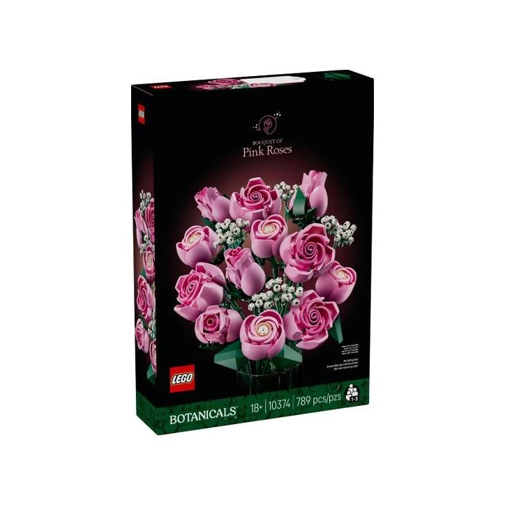 Set de construction - LEGO - 10374 - Bouquet de roses roses - 12 pieces - Pour adultes Set de construction - LEGO - 10374 - Bouquet de roses roses - 12 pieces - Pour adultes