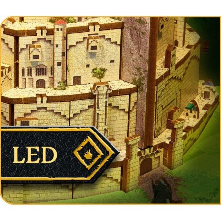 Book Nook - Kit DIY a construire Maquette 3D Serre Livre - REVELL - Tiny Adventures - Le Seigneur des Anneaux - Minas Tirith - L