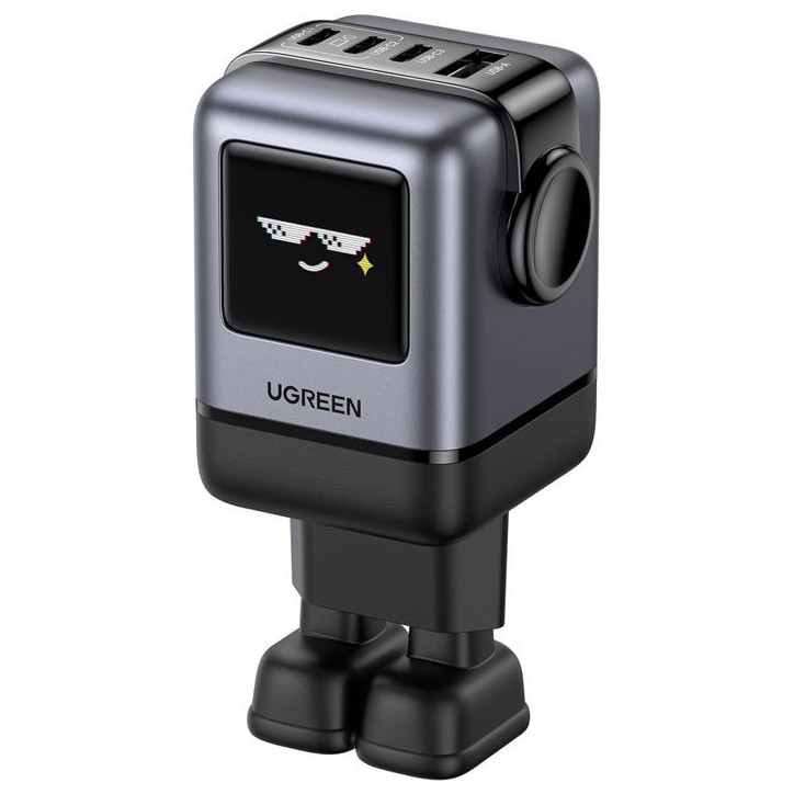 Chargeur secteur robot 4 ports - UGREEN - 100W - PD - Noir Chargeur secteur robot 4 ports - UGREEN - 100W - PD - Noir