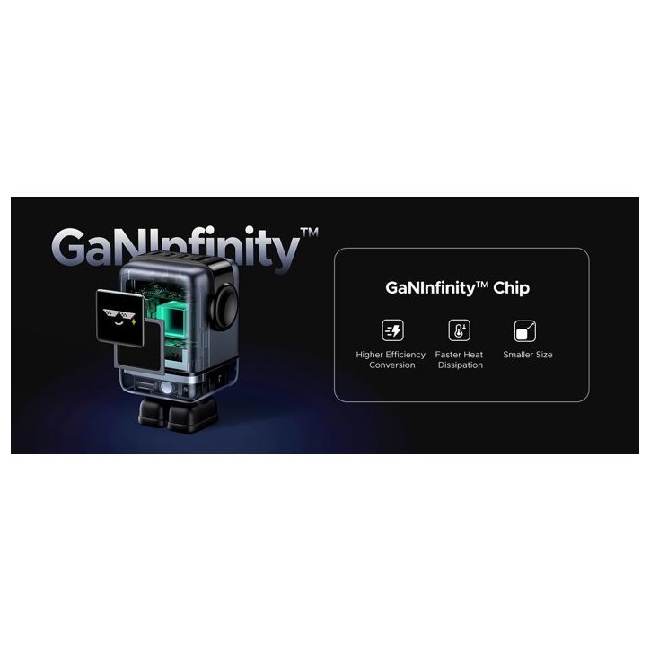 Chargeur secteur robot 4 ports - UGREEN - 100W - PD - Noir Chargeur secteur robot 4 ports - UGREEN - 100W - PD - Noir