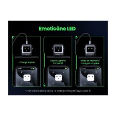 Chargeur secteur robot 4 ports - UGREEN - 100W - PD - Noir