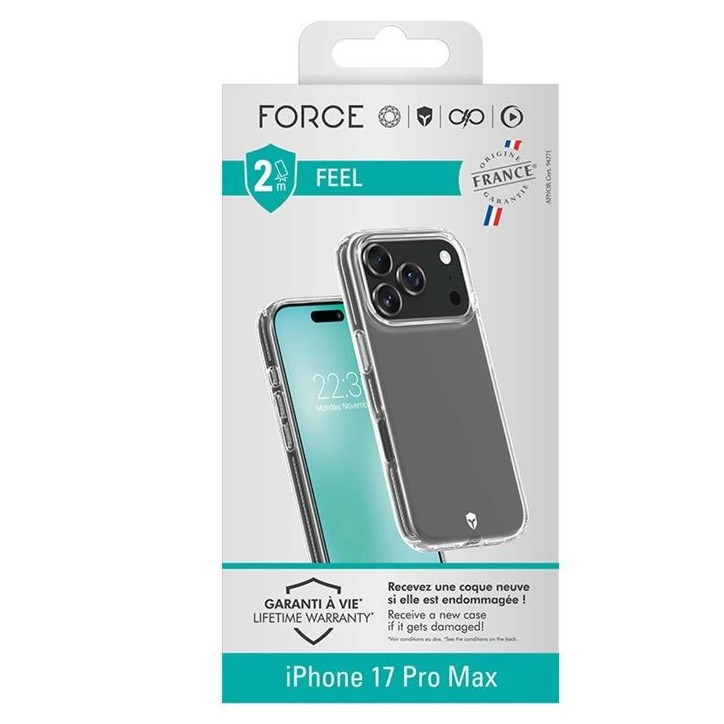 Coque FC Feel - IPhone17 Pro Max - Transparent Coque FC Feel - IPhone17 Pro Max - Transparent
