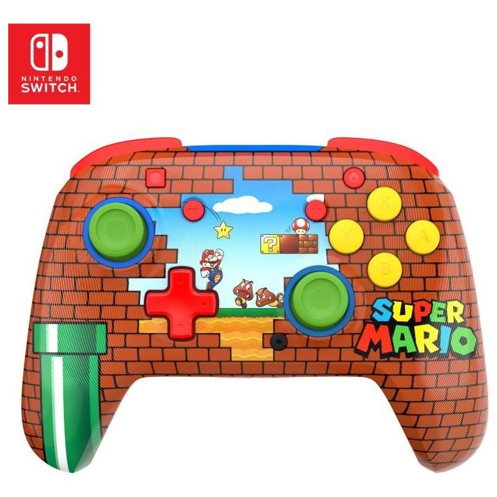Manette de jeu - Nintendo Switch - Rematch Mario Bricks - Sans fil - Rouge - Turtle Beach Manette de jeu - Nintendo Switch - Rematch Mario Bricks - Sans fil - Rouge - Turtle Beach