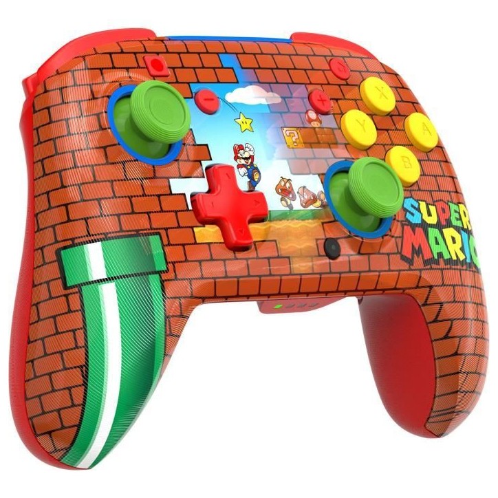 Manette de jeu - Nintendo Switch - Rematch Mario Bricks - Sans fil - Rouge - Turtle Beach Manette de jeu - Nintendo Switch - Rematch Mario Bricks - Sans fil - Rouge - Turtle Beach