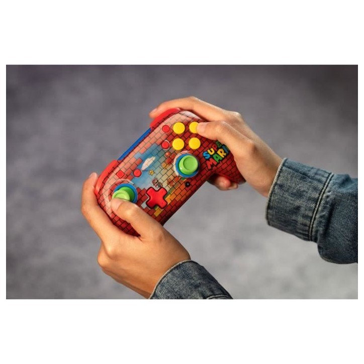 Manette de jeu - Nintendo Switch - Rematch Mario Bricks - Sans fil - Rouge - Turtle Beach Manette de jeu - Nintendo Switch - Rematch Mario Bricks - Sans fil - Rouge - Turtle Beach