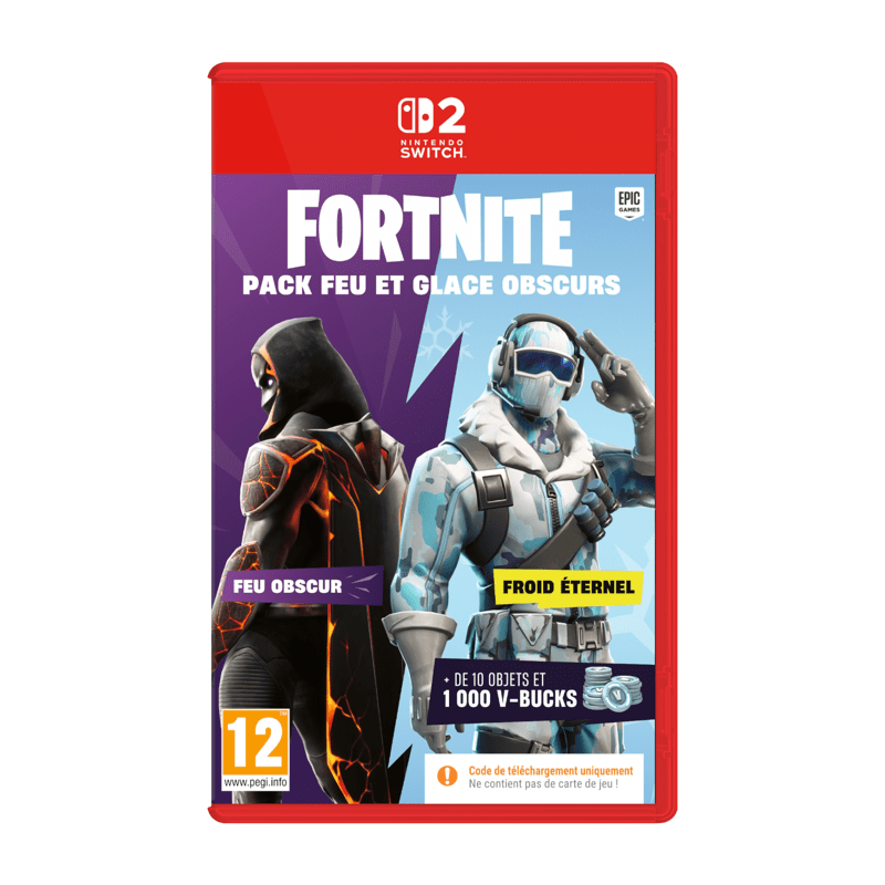 Fortnite: Pack Feu & Glace Obscurs • Jeu Nintendo Switch 2