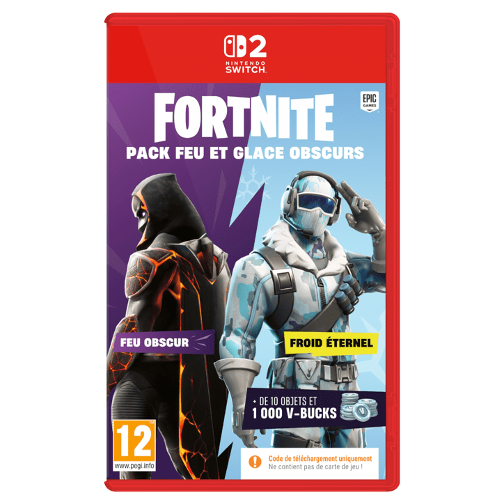 Fortnite: Pack Feu & Glace Obscurs • Jeu Nintendo Switch 2 Fortnite: Pack Feu & Glace Obscurs • Jeu Nintendo Switch 2